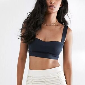 Free People Naomi Longline Bra Black New